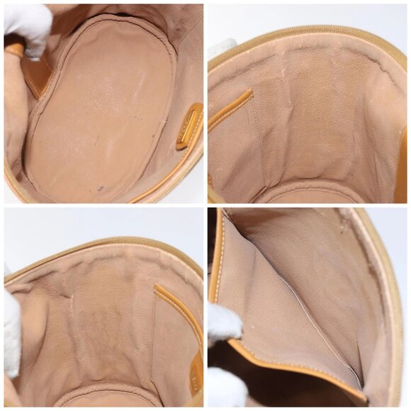 GUCCI Micro GG Supreme Shoulder Bag PVC Beige Gold - Picture 15 of 16